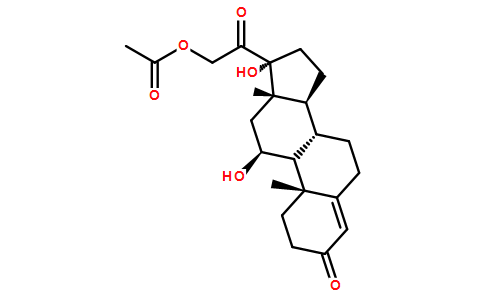 醋酸可的松结构式图片