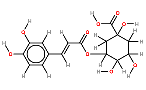 绿原酸分子结构式图片